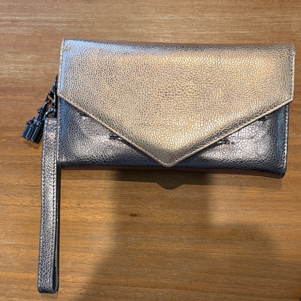 Disney Metallic Gold and Silver Wristlet